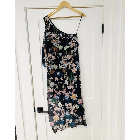 Slate & Willow Dresses & Skirts - Slate & Willow Womens Hudson Floral Maxi Dress Black Green Pink Size 2 10854216
